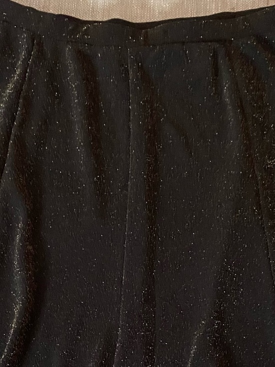 Chico's Travelers Hot Fudge Metallic Glam Jordie Holiday Party Skirt- Sz 3 (XL) - Picture 4 of 15